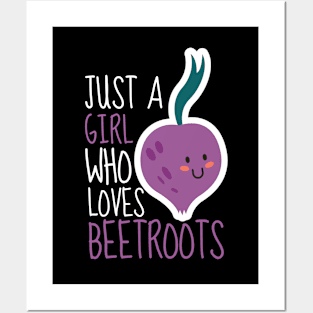 Just A Girl Who Loves Beetroots Cute Posters and Art